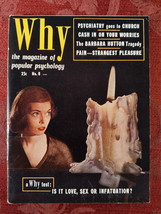 WHY Popular Psychology Magazine June 1952 Barbara Hutton Psychosomatic Medicine - £11.13 GBP