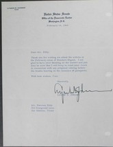 Lyndon B. Johnson Signed Autographed 1960 Letter on US Senate Letterhead - COA - £319.73 GBP