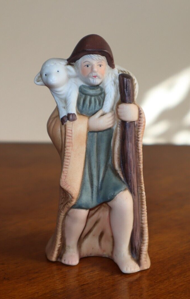 Vintage Sears Christmas Nativity 32-97889 Replacement Shepherd w/ Staff ... - $10.45