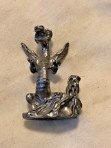 Miniature Vintage Pewter Dragon - £7.61 GBP