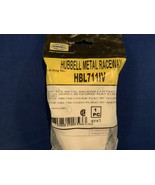 Hubbell Metal Raceway HBL711IV, UPC: 783585218533, 90°Flat Elbow, HBL 75... - $4.10 CAD