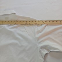 Smith Forester Men's White Cotton Blend Button Up Shirt Short Sleeve Size 17 1/2 image 7