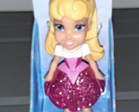 Disney Princess Mini Aurora 3.5&quot; Posable Doll Sleeping Beauty with Glitter  - £9.58 GBP