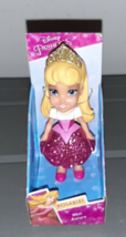 Disney Princess Mini Aurora 3.5&quot; Posable Doll Sleeping Beauty with Glitter  - £9.73 GBP