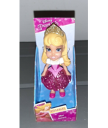 Disney Princess Mini Aurora 3.5&quot; Posable Doll Sleeping Beauty with Glitter  - £9.47 GBP