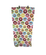 Paul Frank Monkey Circle Polka Dot Colorful Beach Towel Cotton 54” X 30” - £22.12 GBP