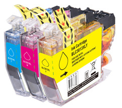 3P XL Printer Ink fits Brother LC3013 LC3011 MFC-J491DW MFC-J497DW MFC-J... - £18.90 GBP