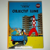Objectif Lune 1953 Les Aventures de Tintin Herge Editions Casterman French Comic - £27.69 GBP