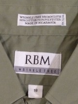 RBM Lot of 3 Short Sleeve Shirts Sz.18 / 2 Super Silk - 1 Wrinkle Free - £15.90 GBP
