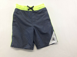 Body Glove Boys Medium 10/12 Gray / Florescent Yellow Draw String Board ... - €6,87 EUR