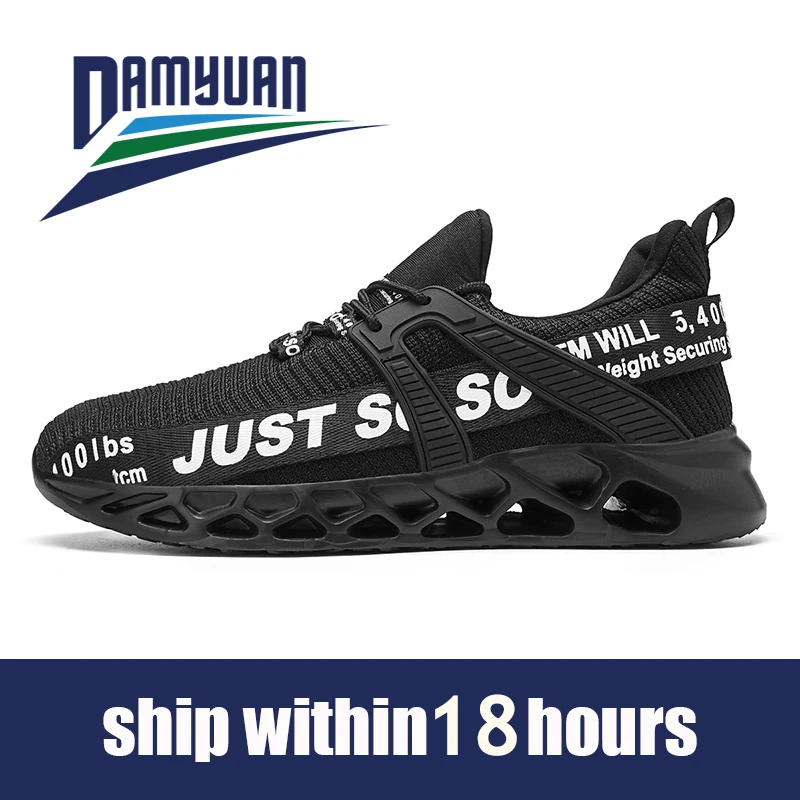 Mens Breathable Running Shoes Sneakers Athletic Walking Tennis Casual Li... - £34.52 GBP