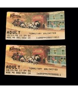 KNOTTS BERRY FARM TERRITORY UNLIMITED ADMISSION TICKET STUBS VTG  90s 10... - $33.20