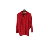 Women&#39;s VINTAGE CHAUS Sport Top Red Long Sleeve EUC XL - $24.75
