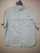 L.L. Bean Tropicwear Mens Size Large Vented Fishing Short Sleeve UPF 50+... - $18.04
