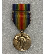 WWI, U.S. VICTORY MEDAL, FULL WRAPPED BROOCH AND 1/2&quot; MATCHING RIBBON - €26,30 EUR