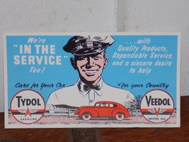Vintage Tydol Veedol Advertising Card - €17,32 EUR