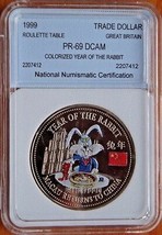 Gran Bretagna Trade Dollar Macau Returns To China 1999 Roulette Colorate - £59.26 GBP