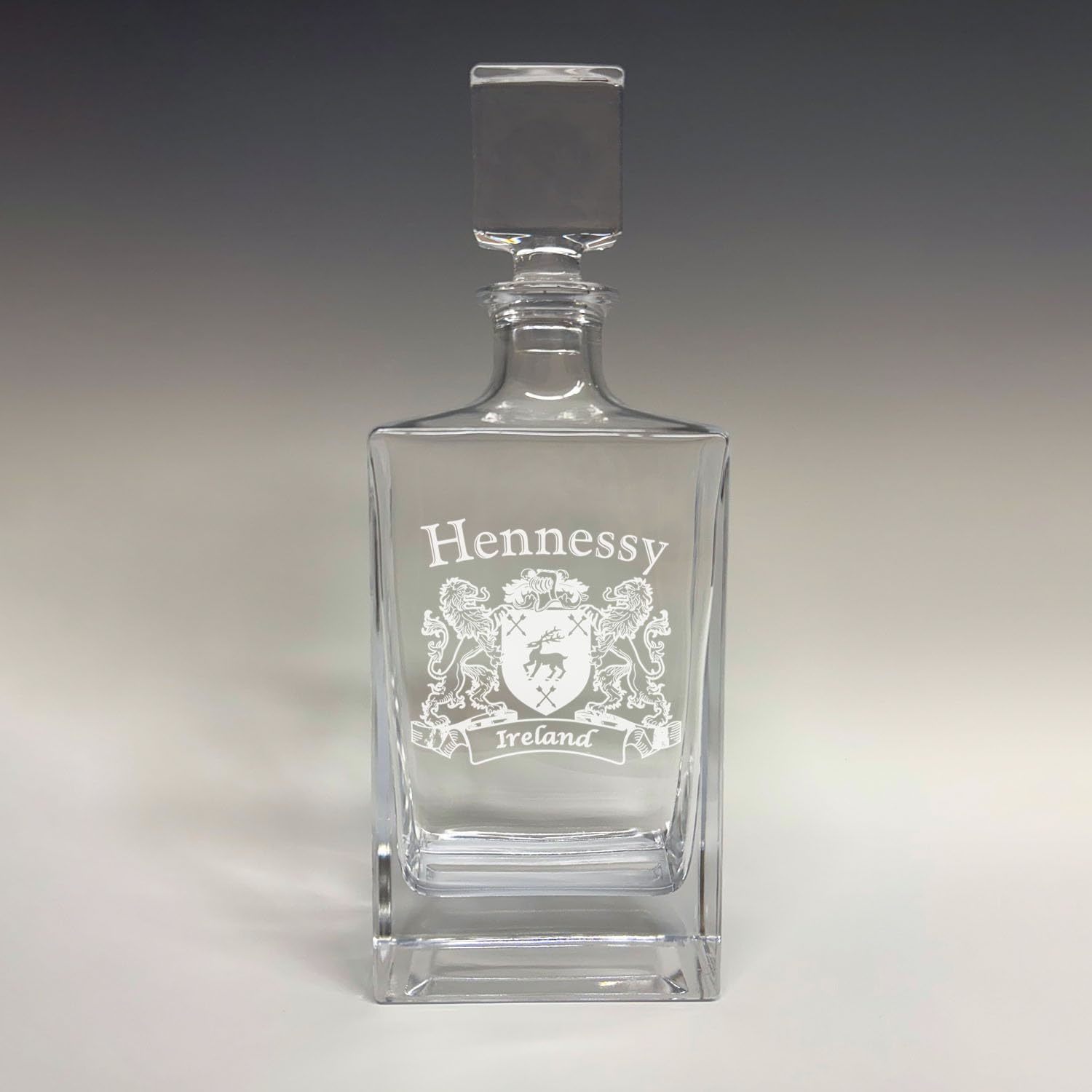 Hennessy Irish Coat of Arms Deluxe Whiskey Decanter