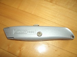 Vintage Stanley 99E Retractable Utility Knife, Silver - $91.85 MXN