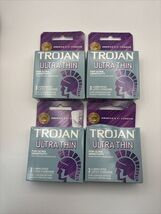 4x Boxes Trojan Ultra Thin Lubricated Condoms 3 ct EACH Exp 2027SEALED 1... - €10,20 EUR