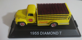 Coca-Cola 55 Diamond T Bottle Delivery Truck 1:50 Yellow Motorcity Top Sign off - £7.38 GBP
