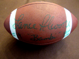 LANCE ALWORTH #19 BAMBI HOF CHARGERS SIGNED AUTO WILSON NFL FOOTBALL NEW... - $346.49