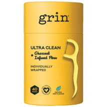 Grin Ultra Clean Adult Charcoal Floss Picks 40 Pack - £51.68 GBP