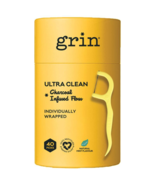Grin Ultra Clean Adult Charcoal Floss Picks 40 Pack - $91.88 CAD