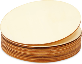Juvale 12 Pack 6 Inch Unfinished Wood Circles for Crafts, Blank Cutout Slices fo - £11.70 GBP
