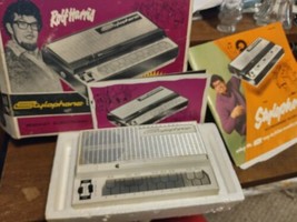 DUBREQ Stylophone  Original  Pocket Synthesizer orig box, records ,  Rol... - £42.73 GBP