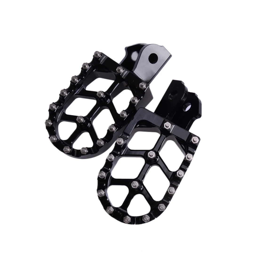 1 pair black foot peg rest pedal anti slip fit for sur ron light bee honda thumb200