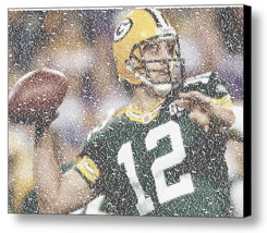 Green Bay Packers Aaron Rodgers Quotes Mosaic Framed WOW! Limited Edition w/COA - £15.42 GBP