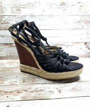 Levity Wedges Black Brown and Tan Wedges - Size 8 - $14.99