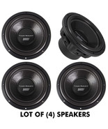 LOT OF 4 Power Acoustik 15&quot; Woofer Dual 4 Ohm 3800W Max - £658.70 GBP