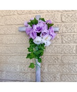 Cemetery flowers, Grave decoration, Memorial Day Flowers, Rose Memorial 24” - $31.00