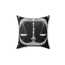 Libra Zodiac, Scales Symbol Design, Air Element, Spun Polyester Square Pillow - $45.77+