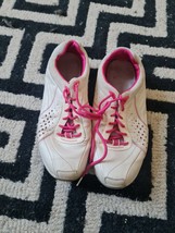 Clarks White And Pink Trainers size 5.5Duk Express Shipping - £17.98 GBP