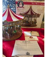 Mr. Christmas Very Merry Carousel Play 50 Songs Lights Motion Tested Box - $74.22