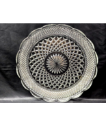 Vintage ANCHOR HOCKING Serving Plate Platter WEXFORD Cake Torte Sandwich... - $18.01 CAD