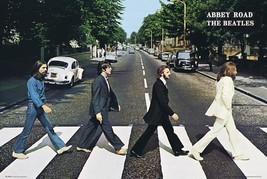 THE BEATLES ABBEY ROAD POSTER 24X36 IN IMPORT OUT OF PRINT MINT CONDITIO... - £15.68 GBP