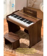 Children&#39;s Wooden Small Electric Piano, Beginner Electronic Keyboard, wi... - €346,73 EUR