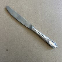 Vtg Bridal Veil Sterling Silver Hollow handle Youth Dinner Knife - $20.58