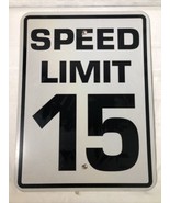 Speed Limit Road Sign Authentic 15 MPH - $562.22 MXN
