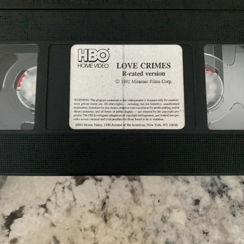 Love Crimes (VHS, 1996, R-Rated Version) Item image 7