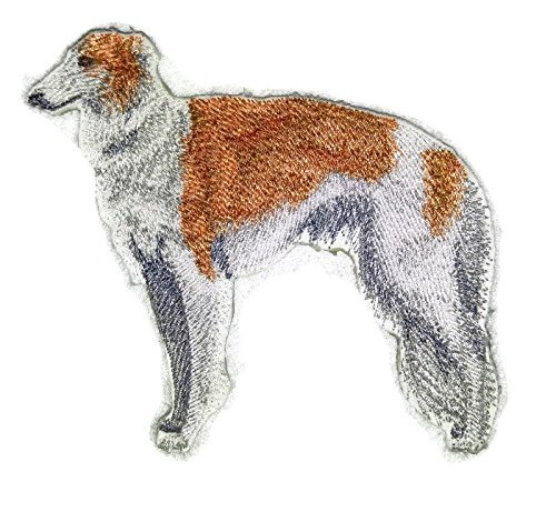 Amazing Custom Dog Portraits [Borzoi (Russian Wolfhound) ] Embroidery Iron On/Se