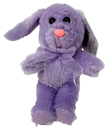 Basket Purple Bunny Rabbit PLUSH Stuffed Animal Toy Easter - $2.96