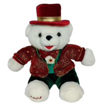 Dan Dee Snowflake Boy Teddy Bear 2003 Coat Top Hat Plush Stuffed Animal ... - $39.60