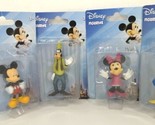 4 Disney Figurines Mickey, Minnie, Donald, Goofy, 2.5&quot; tall. New - $9.79