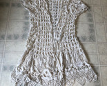 Maurices Ivory lace Open Front Short Sleeve Cardigan Sweater Sz Small/Me... - $19.45