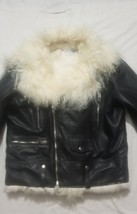 REAL FUR LEATHER LEATHER JACKET FOR MEN/WOMEN - £234.30 GBP